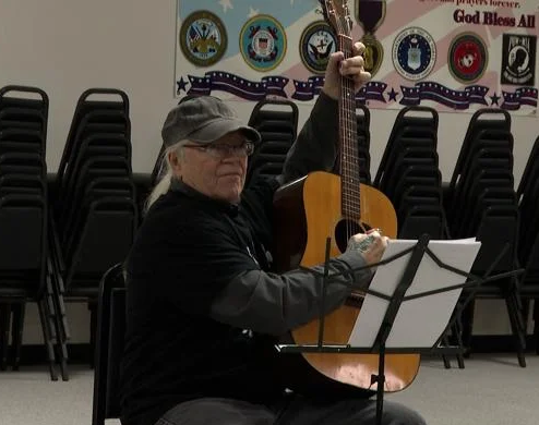 Man playing guitar
